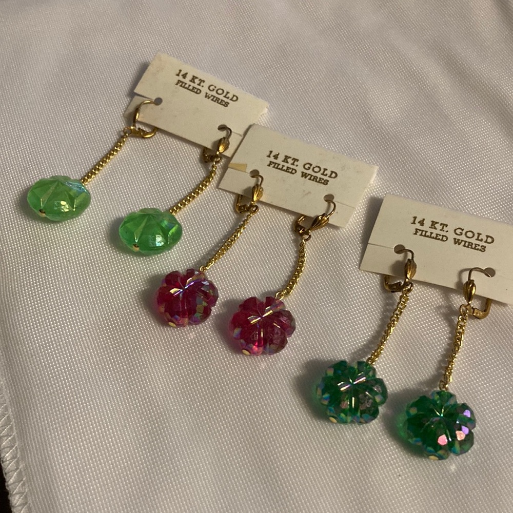 14KT gold filled wire W Germany earrings